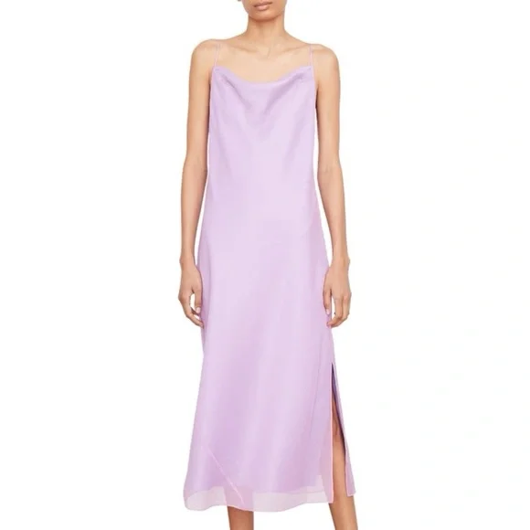strapless open back dress Light Purple Dress Summer Long Casual Women Linen Dresses ZF98412 –  SimpleLinenLife main image 0